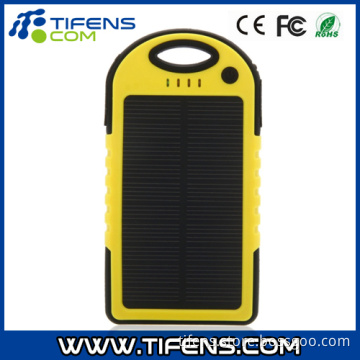 5000mAh 5V Portable Water Proof Solar Mobile Power Supply